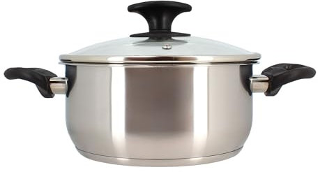 MENASTYL - Faitout first 20cm en acier inoxydable avec couvercle - 6020255