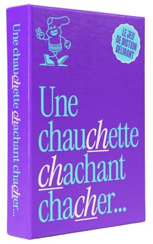MIRALUDO Une Chaussette Sachant Chasser - Jeu de société Humour - Défi de Diction
