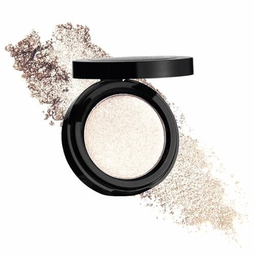 Sandstone Scandinavia Highlighter, Schimmernder Puder-Highlighter in wunderschöne Farbnuancen, vegan Highlighter Puder ohne Parfüm und für Allergiker geeignet (510 White Pearl, 3 g)