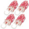 Toyvian 4 Stück Regenschirm Spitzenschirm Umbrella schirmchen verkleidung Miniature sonenschirm Puppe Auto Regenschirmmodell Mini-Regenschirm für Plastik