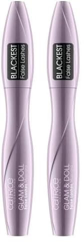 Catrice Glam&Doll False Lashes Mascara Waterproof, Wimperntusche, Nr. 010 Black Waterproof, schwarz, definierend, verlängernd, langanhaltend, matt, wasserfest, vegan, ohne Parfüm (10ml)