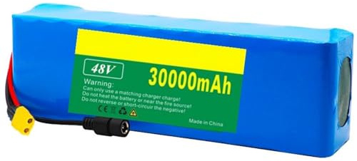 48V Ebike Akku 30AH Lithium-Ionen-Akku Für Elektroroller 13S3P Wasserdichter PVC-Akku Mit Ladegerät Für 200W 350W 500W 700W Elektrofahrräder Motor XT60