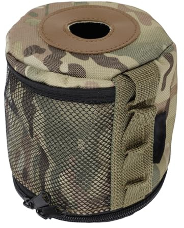 Aumotop Gas Canister Protective Cover Insulation Bag for 450g Gas Can Stove, Windproof Camping Canister Storage Pouch for Outdoor Enthusiasts