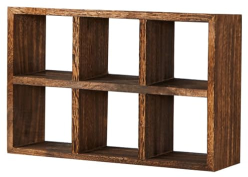 Onxyrbyte Espositore per Tazze da Parete in Legno,Mensola Porta Tazze da caffè in Legno da Parete,Mensola espositiva in Legno per Oggetti da Collezione,per Camera da Letto Soggiorno Uffici