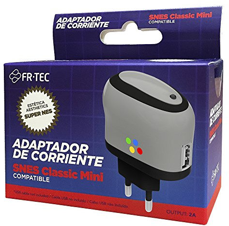 FR·TEC - Adaptador De Corriente Super NES Mini
