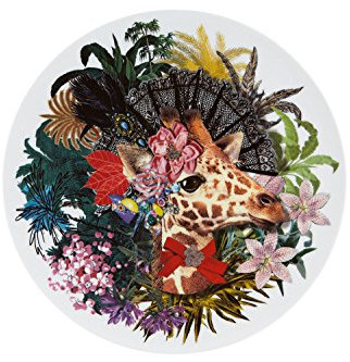 Vista Alegre Love Who You Want Charger Plate Jungle Doña Jirafa Porcelain 331 mm