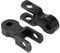 Höhenverlängerung Stoßdämpfer, 2 STÜCKE Motorrad Stoßdämpfer Hinten Riser 5 cm Erhöhungsvorrichtung Pad für Chassis für Motor Trail Fahrrad Motorrad ATV Quad (Schwarz)(Keine Schraube)
