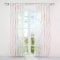 HongYa 1 Stück Voile Gardine Transparenter Vorhang mit Schlaufen Wellen Druck H/B 175/140 cm Bunt Orange