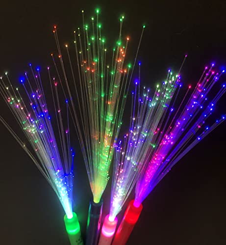 Partyknicklichter - 10 Stück LED Leuchtwedel multicolor - Leuchtstab mit multicolor Licht - für Party, Konzert und Hochzeit