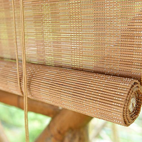 Bambusrollo Patio-Portal-Außenrollos/Vorhänge Im Freien, Rollen Oben Schatten Für Fenstertür-Pergola-Pavillon, 85cm / 105cm / 125cm / 145cm Breit (Size : W 100×H 130cm)
