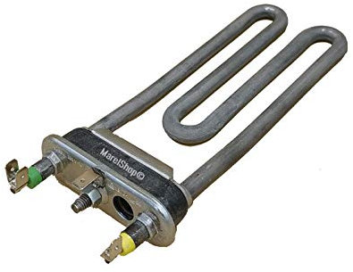 Marel Shop® - Resistenza con Foro 17000 W per Lavatrice compatibile con Indesit Ariston per Modelli : AVL68 - ALS109X - AB54X - W646X
