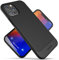 Encased iPhone 12 Pro Max Case (Thin Armor) Slim Fit Flexible Grip Cover (Black)