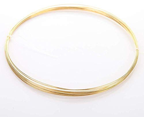 JAXU CWN 'ART H62 Filo di Ottone conduttivo Rame Dorato Linea Rod Esperimento Industriale Fili Fai-da-Te Materiale 3 mm di Diametro, 1 kg