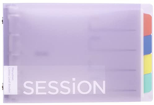 Maruman FM310-30 Loseblatt-Ordner, Mini-Größe, 5 Löcher, Hellviolett