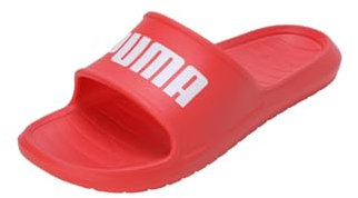PUMA Unisex Divecat v2 Lite Slide Sandal, Active Red White, 38 EU