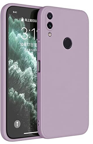 Topme Handyhülle Hülle Fur Redmi Note 7 (6.3 Inches) Case Schutzhülle, Hautschutz Aus TPU Silikonhülle - Gras lila