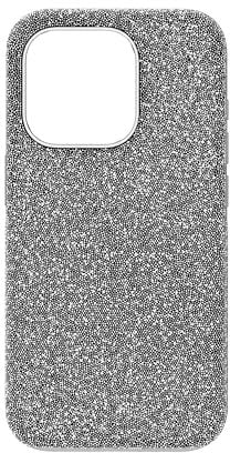 Swarovski High iPhone 15 Pro Case, Encrusted with Sparkling Silver Crystals, Compatible with the iPhone 15 Pro, from the Swarovski High Collection
