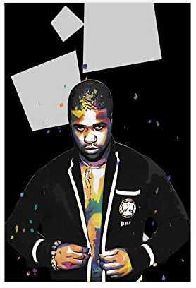 ETOMEY Exklusive Art Rapper ASAP Ferg Poster 8 Leinwand Poster Wandkunst Dekor Druck Bild Gemälde für Wohnzimmer Schlafzimmer Dekoration ungerahmt 20 x 30 cm