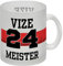 Stuttgart Brustring Glas Tasse mit Spruch Vizemeister 2024 Fußball Meisterschafts-Glas Tasse Schwaben Vizegart Liga Überraschung International