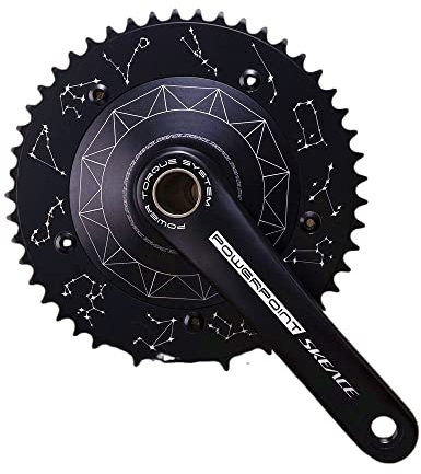 WANGBINGXING Kurbelgarnitur 49t Bike Crank 4 9t 165mm. Single Speed Track Bike Crankset Teile Fahrradteile Fahrrad Kurbelgarnitur