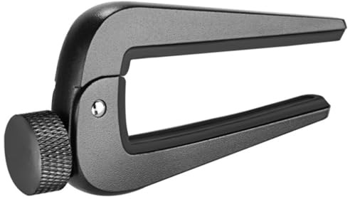 Cejilla ajustable para guitarras, pinza de afinación de guitarra, pinza de tono ajustable, folk y guitarra eléctrica, cejilla para ukelele, mandolina bajo
