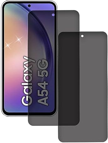 [2Pezzi] Pellicola Vetro Privacy Temperato per Samsung Galaxy A54, Durezza 9H Anti-Spia Vetro Temperato Film Protezione Schermo Anti Spy Protettivo Anti-Impronta, Senza bolle, Infrangibile
