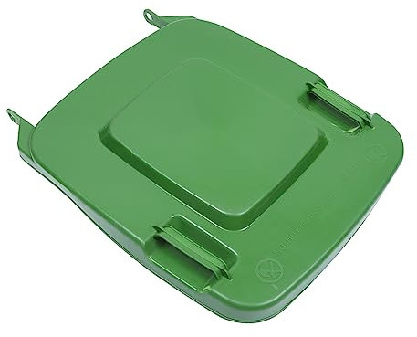 BRIGHTFUFU 240l Trash Can Lid Lid for Waste Paper Basket Sanitation Waste Bin (Large Wheelie Bin Cover Easy to Install Remove)