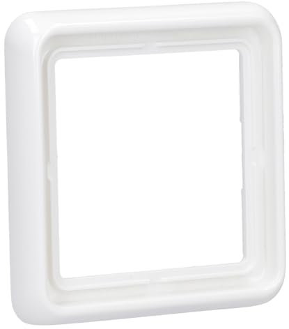 JUNG Rahmen 1fach (Duroplast) Alpinweiß Serie CD