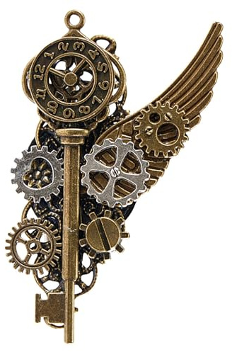 Épingle d’insigne Steampunk, épingle gothique pour les femmes,Équipement Steampunk en alliage de broche rétro - Broche d'équipement décorative, épinglette Steampunk pour garçons