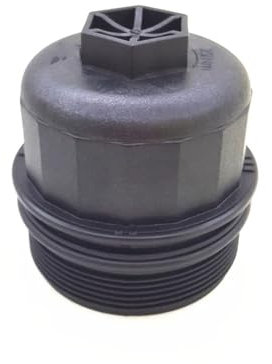 KMLONG Alloggiamento del Filtro olio Coperchio Tappo di Copertura Guarnizione Misura for Fiat, 500 312 500L 351 352 Misura for Punto III 199 1.3 D 55213470 Tappo del filtro motore