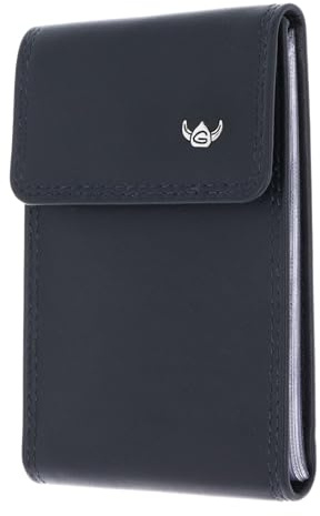 Golden Head Leder Polo RFID Protect Kartenetui 4499 Marineblau dunkelblau