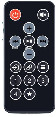1 telecomando for altoparlante stereo Internet Teufel Radio 3SIXTY DAB