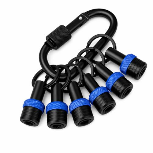 Set avi a Bussola Portaavi 1 4 6 Pezzi - Prolunga Alluminio Sgancio Rapido Kit Tascabile per Cintura Avvitatore