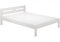 Erst-Holz® Massivholzbett weiß Kiefer Jugendbett Einzelbett 120x200 Futonbett Matratze Rollrost 60.64-12 W M