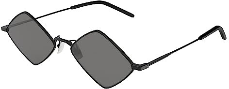 Yves Saint Laurent SL 302 Lisa-002 55 Sunglass Metal Occhiali da Sole, Nero-Nero-Nero, Unisex-Adulto