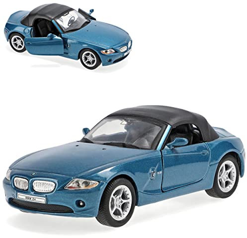 Welly B*M*W Z4 Z 4 Cabrio GrÜn Blau Soft Top Ca 1/43 1/36-1/46 Modellauto Modell Auto