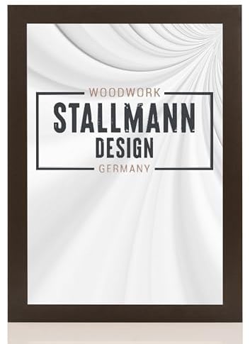 Stallmann Design 'New Modern' Bilderrahmen 80 x 80 cm | Farbe: Schwarz | eleganter Frame für Ihre Fotos und Motive