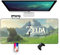 IGIRC Tapis De Souris De La Légende Zelda Wilderness 700X300Mm, Tapis De Souris Speed ​​Gaming, Grand Tapis De Souris Grand Format XXL avec Base Épaisse De 2Mm, pour Ordinateurs Portables, Pc, A