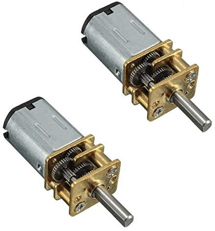 DollaTek 2Pcs DC 9V 105RPM 3mm Arbre Mini Engrenage En Métal Moteur GA12-N20 Moteur de réduction Mini moteur à engrenages de retard Micro moteur pour voiture intelligente