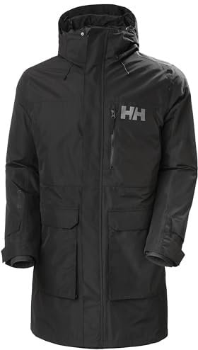Helly Hansen Mens Rigging Coat Jacket, Black, L EU