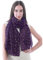 Lina & Lily Damen Schal Tuch mit Folien Sternmuster (Violett (Goldene Sterne))