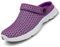 SAGUARO Sandalias de Playa Hombre Mujer Zuecos de Sanitarios Zapatillas Ligeros Respirable Zapatos Verano Morado 37