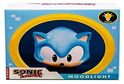 Fizz Creations Official Licensed Sonic The Hedgehog Mood Light Bedroom Lamp, Multicolour, one Size