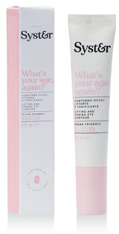 Syster - Liftende Augenkontouren-Creme, Anti-Falten und Füllend, Vegan, Made in Italy, Ohne Parabene, Ohne Silikone - 15 ml
