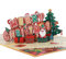 Pop Up Weihnachtskarte, 3D Weihnachtskarten, bestes Geschenk für Weihnachten, Umschlag enthalten, Chrismas Geschenkkarte, Santa Claus