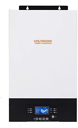 Onduleur solaire hors réseau 5 kW 240 VAC MPPT 80 A, Bluetooth, batterie au lithium 48 V et compatible AGM