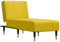 vidaXL Chaiselongue, Sofa in 3 Positionen zum Sitzen Entspannen Schlafen Verstellbar, Couch in Eleganter Optik, Liege Schlafsofa Loungesofa Liegesofa, Gelb Samt