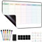 Planificador Semanal/Mensual Magnetico,Pizarra Nevera Magnetica,Organizador Semanal,Calendario Semanal Planificador Magnetico Nevera 42×28cm - en español