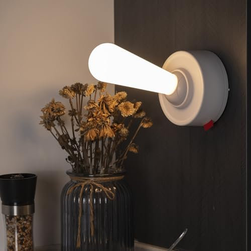 Shenrongtong Joystick Night Light, Portable Installation Intelligence Joystick Control Night Light, USB Rechargeable Light and Adjustable Brightness, Portable LED Night Lamp