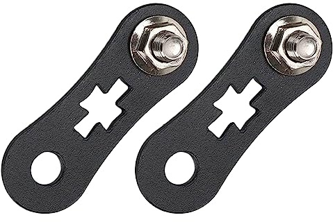 MASO Gas Tank Lift Risers, Iron Black Gas Tank Lift Risers Compatible with Harley Sportster Nightster Iron 883 XL883 XL1200 48 72 All Model 1995+